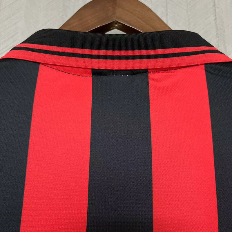 Camisa I Milan Retrô | 96/97 Lotto - Vermelha e Preta
