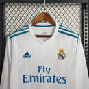 Camisa I Real Madrid Retrô | 16/17 Adidas - Branca - Manga Longa