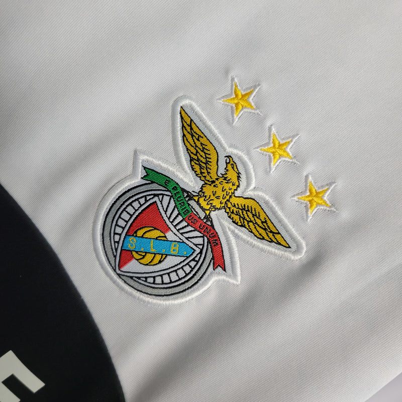 Camisa II Benfica Retrô | 13/14 Adidas - Preta e Branca