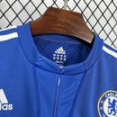 Camisa I Chelsea Retrô | 09/10 Adidas - Azul e Branca - Manga Longa