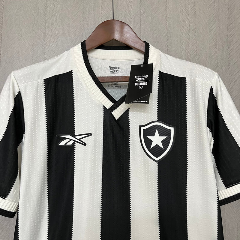 Camisa I Botafogo | 24/25 Torcedor Reebok - Preta e Branca