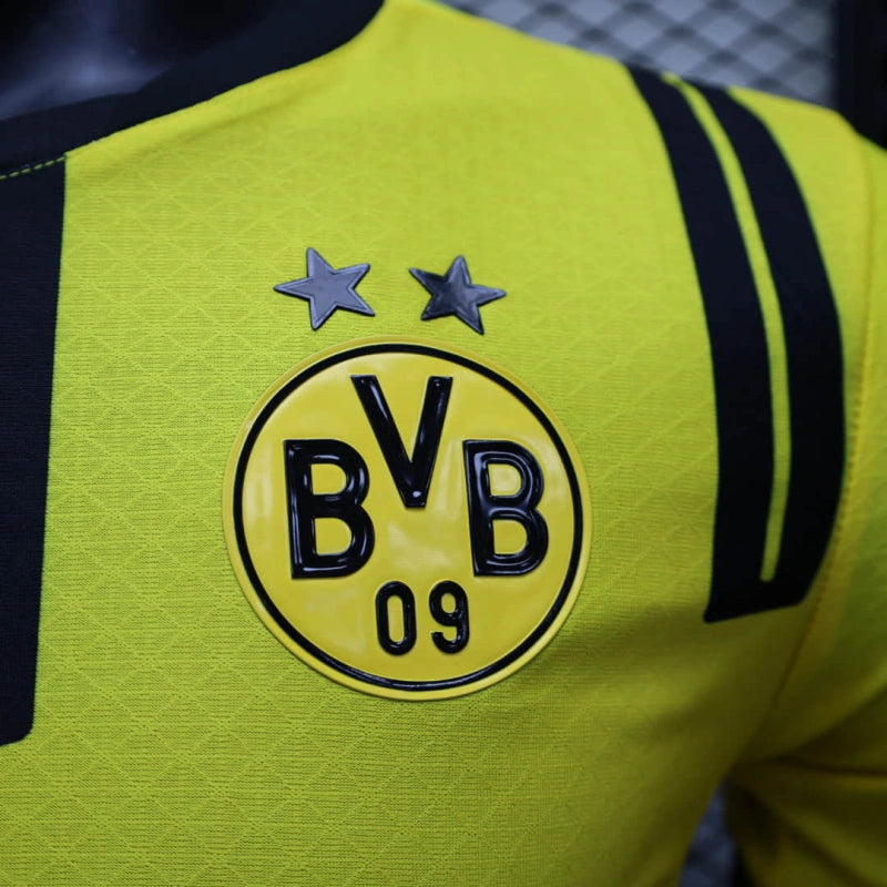 Camisa Copa Borussia Dortmund | 24/25 Modelo Jogador Puma - Amarela e Preta