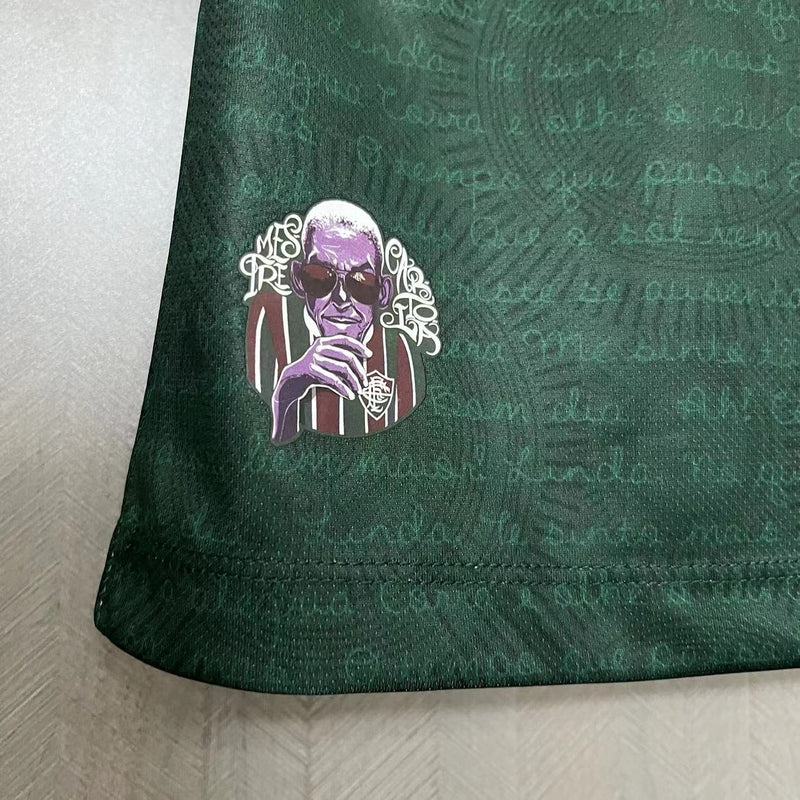 Camisa III Fluminense | 23/24 Torcedor - Feminina - Verde e Rosa