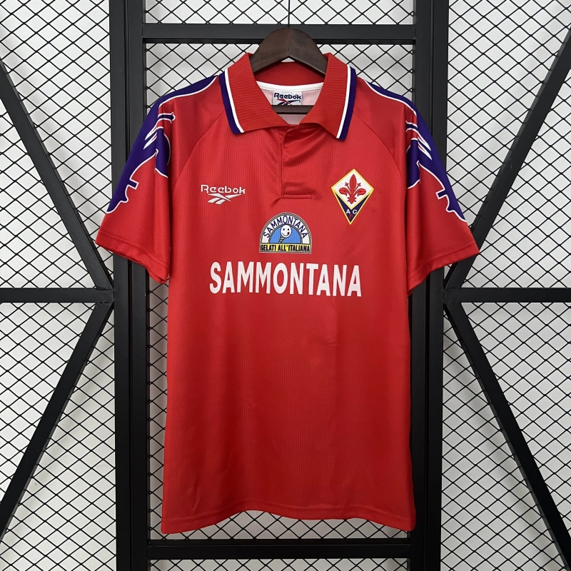 Camisa III Fiorentina Retrô | 95/96 Reebok - Vermelha