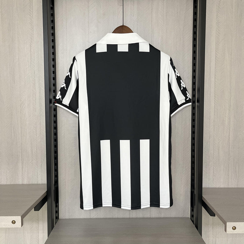 Camisa I Juventus Retrô | 99/00 Torcedor Kappa - Branca e Preta