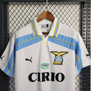 Camisa Aniversário Lazio Retrô | 99/00 Puma - Branca e Azul