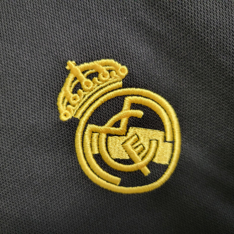 Camisa III Real Madrid | 23/24 Torcedor Adidas - Preta - Manga Longa