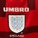 Camisa II Inglaterra Retrô | 1998 Umbro - Vermelha