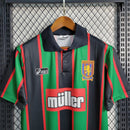Camisa II Aston Villa Retrô | 93/95 Asics - Verde Vermelha e Preta