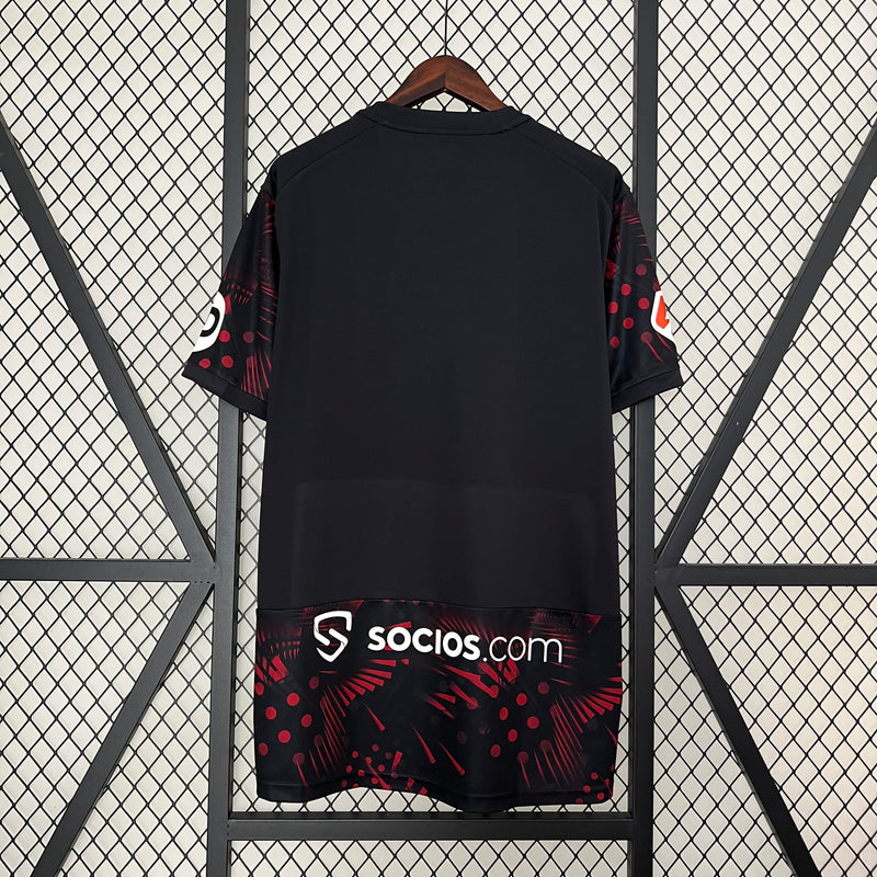 Camisa III Sevilla | 24/25 Torcedor Castore - Preta e Vermelha