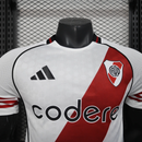 Camisa I River Plate | 25/26 Modelo Jogador Adidas - Branca e Vermelha