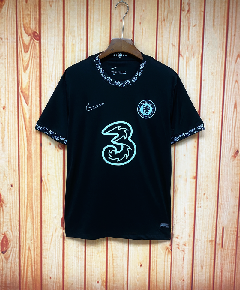 Camisa Black Edition Chelsea | 22/23 Torcedor Nike - Preta