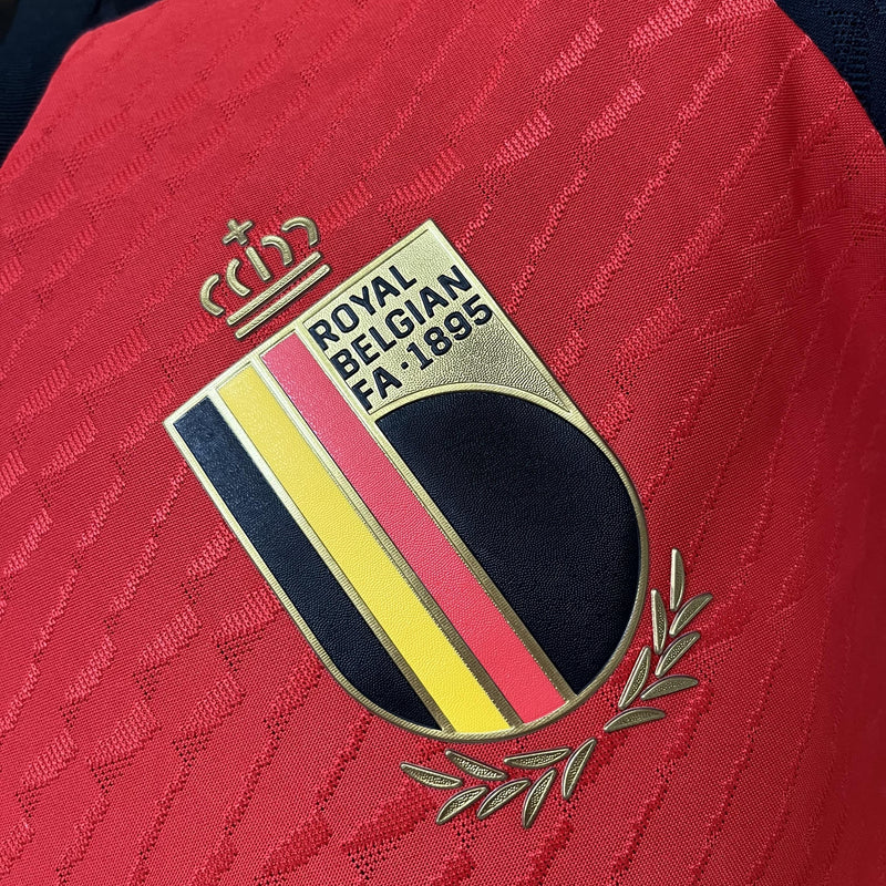 Camisa I Bélgica | 22/23 Modelo Jogador Adidas - Vermelha