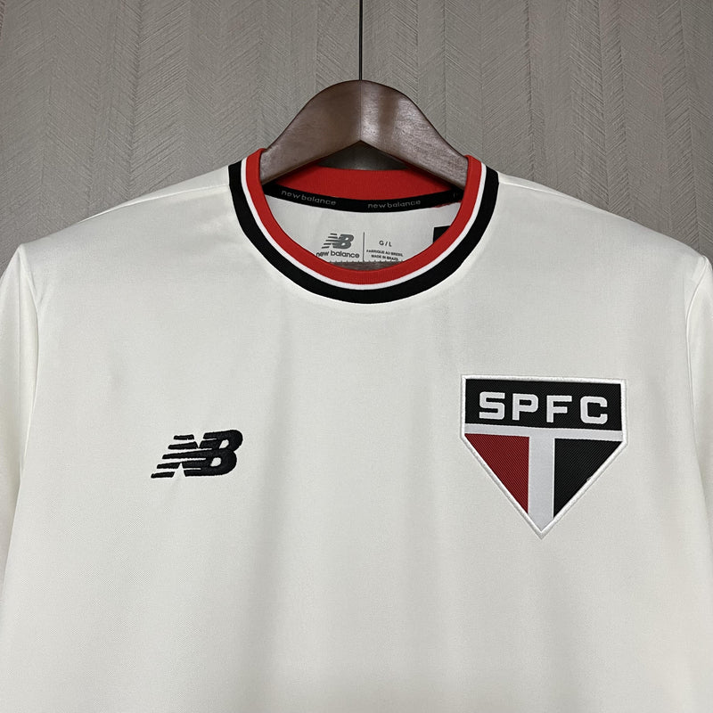 Camisa Retrô São Paulo | 24/25 Torcedor New Balance - Off White