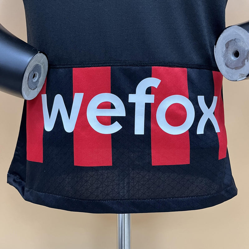 Camisa I Milan | 22/23 Modelo Jogador Puma - Preta e Vermelha