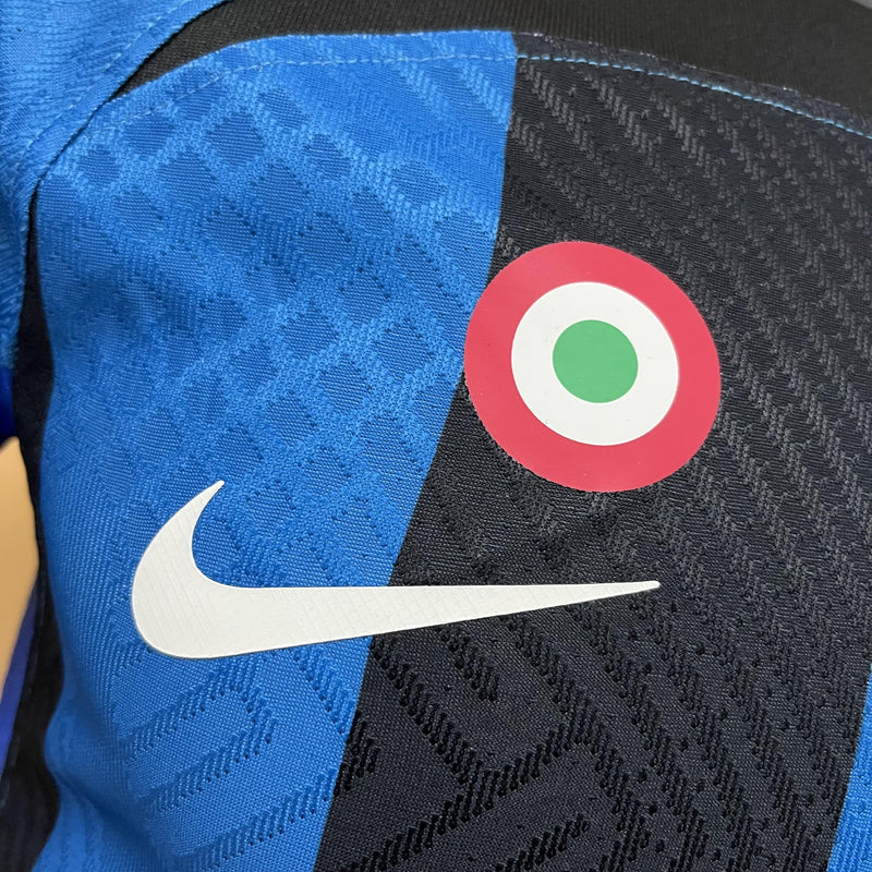 Camisa I Inter de Milão | 22/23 Modelo Jogador Nike - Azul e Preta