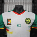 Camisa III Camarões | 25/26 Modelo Jogador 14Fourteen - Branca Verde e Vermelha