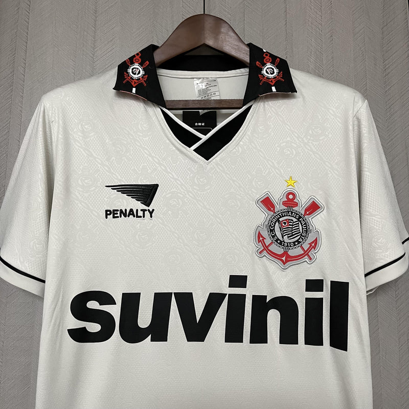 Camisa I Corinthians Retrô | 1996 Penalty - Branca