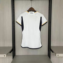 Camisa I Real Madrid | 23/24 Torcedor Adidas - Branca - Feminina