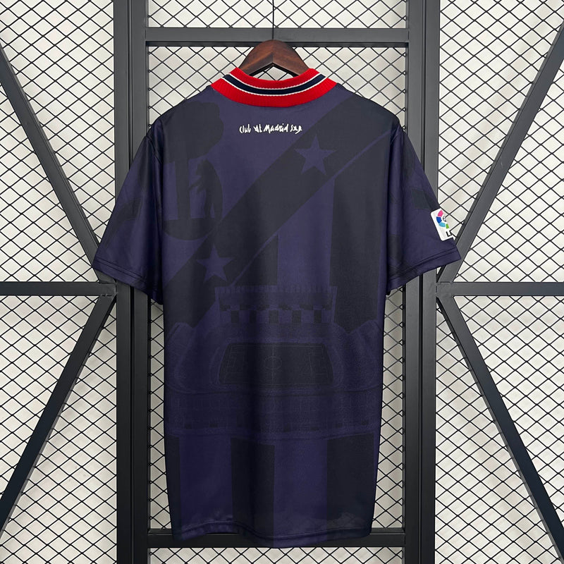 Camisa II Atlético de Madrid Retrô | 95/97 Puma - Azul e Vermelha