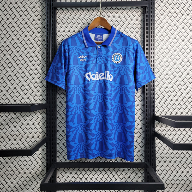 Camisa I Napoli Retrô | 91/93 Umbro - Azul