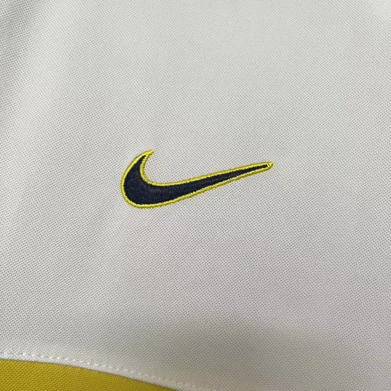 Camisa II Boca Juniors Retrô | 96/97 Torcedor Nike - Branca Azul e Amarela