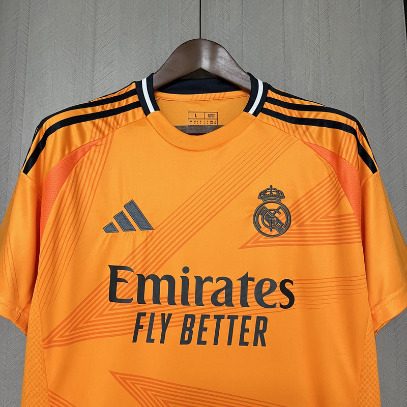Camisa II Real Madrid | 24/25 Torcedor Adidas - Laranja