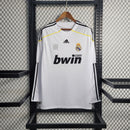 Camisa I Real Madrid Retrô | 10/11 Adidas - Branca - Manga Longa (Cópia)