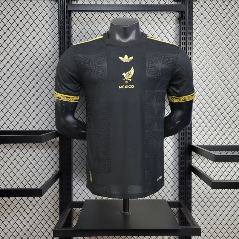 Camisa I México | 2025 Modelo Jogador Adidas - Preta