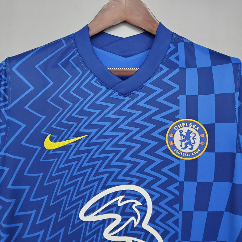 Camisa I Chelsea | 21/22 Torcedor Nike - Azul