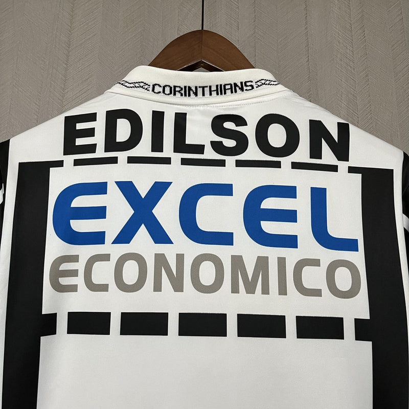 Camisa II Corinthians Retrô | 1998 Penalty - Preta e Branca