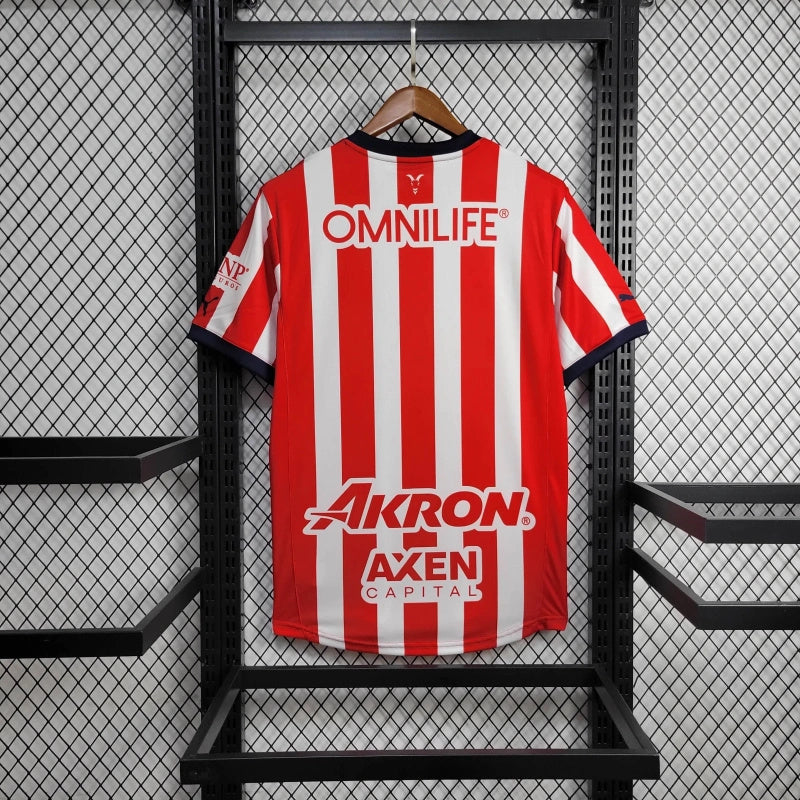 Camisa I Chivas Guadalajara | 24/25 Torcedor Puma - Vermelha e Branca