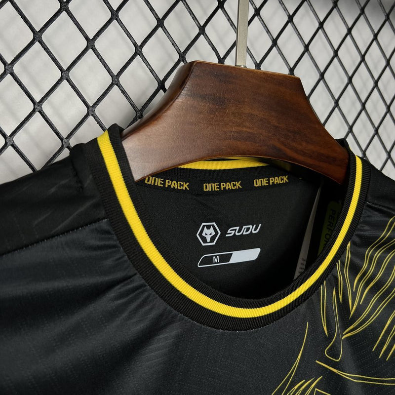 Camisa II Wolverhampton | 24/25 Torcedor Sudu - Preta e Amarela