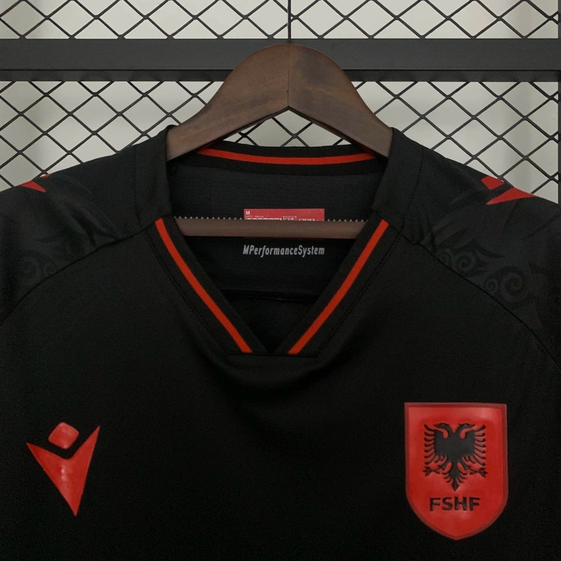 Camisa III Albânia | 25/26 Torcedor Macron - Preta