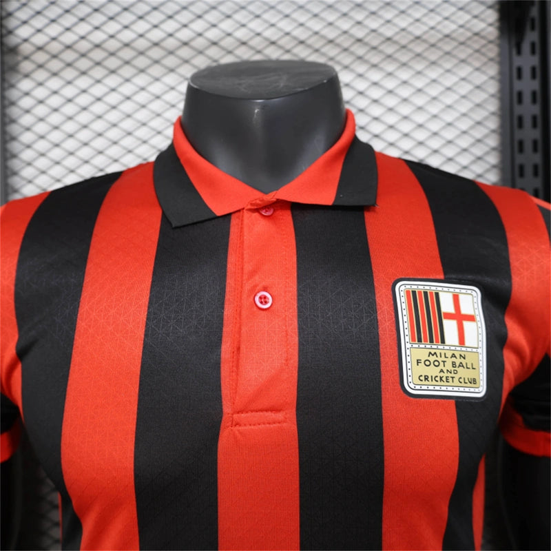 Camisa Edição Especial 125 anos Milan | 25/26 Jogador Puma - Vermelha e Preta