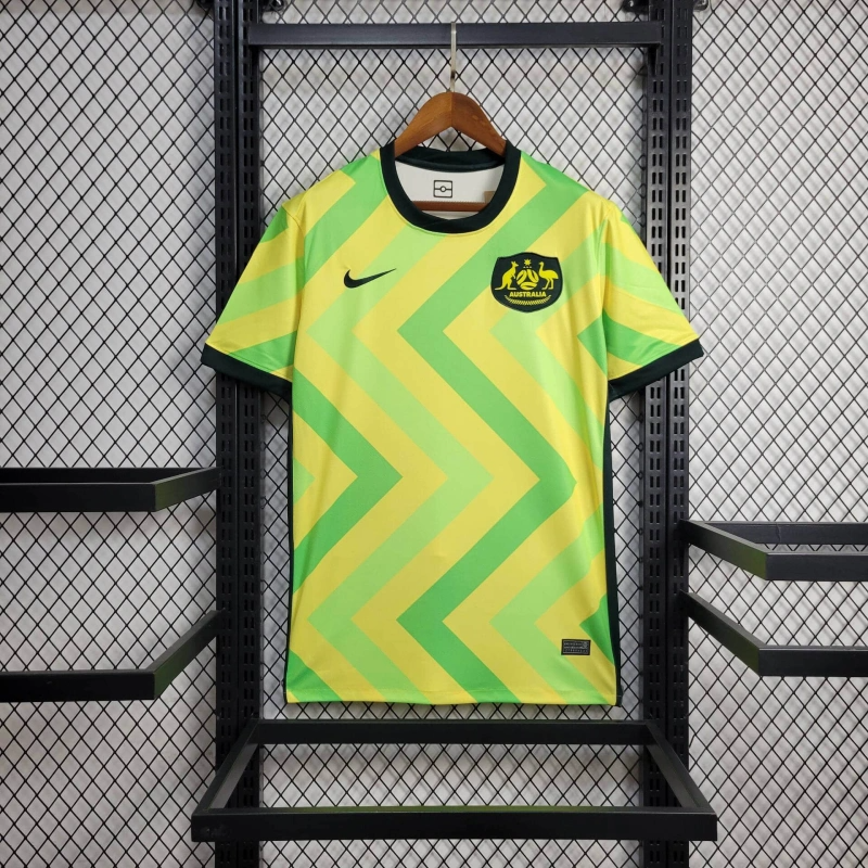 Camisa I Austrália | 2025 Torcedor Nike - Amarela e Verde