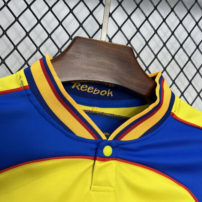 Camisa I Colômbia Retrô | 2001 Reebok - Amarela e Azul