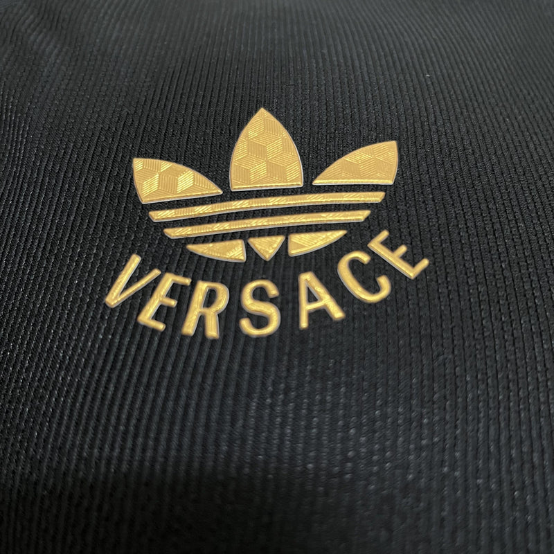 Camisa Arsenal x Versace | 24/25 Modelo Jogador Adidas - Preta
