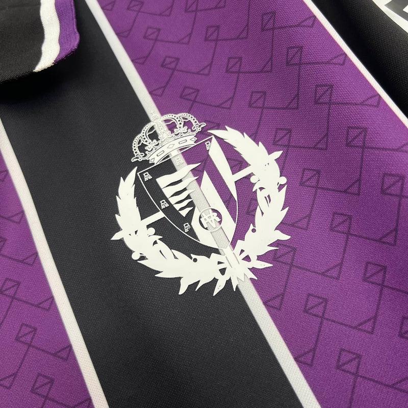 Camisa II Real Valladolid | 25/26 Torcedor Kappa - Roxa e Preta