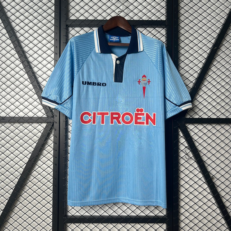 Camisa I Celta de Vigo Retrô | 97/99 Umbro - Azul