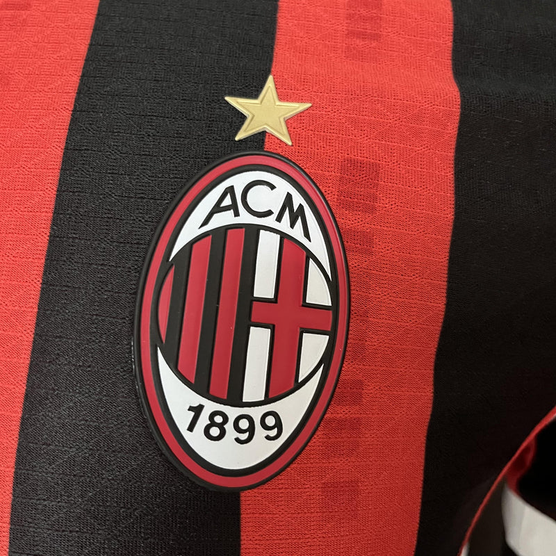 Camisa I Milan | 24/25 Modelo Jogador Puma - Vermelha e Preta