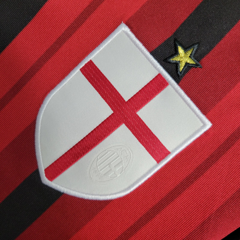 Camisa I Milan Retrô | 14/15 Adidas - Vermelha e Preta
