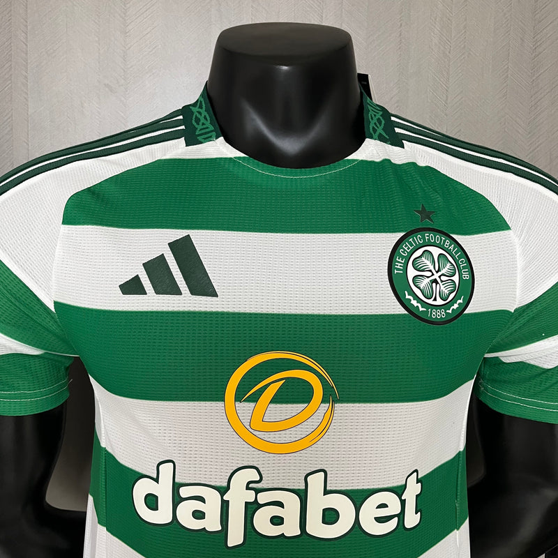 Camisa I Celtic | 24/25 Modelo Jogador Adidas - Verde e Branca