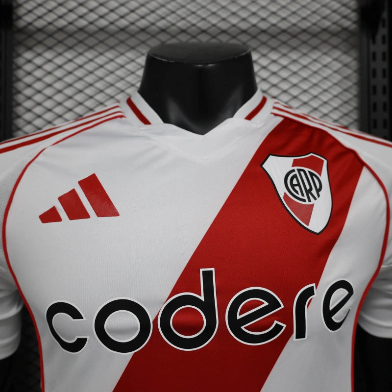 Camisa I River Plate | 24/25 Modelo Jogador Adidas - Branca e Vermelha