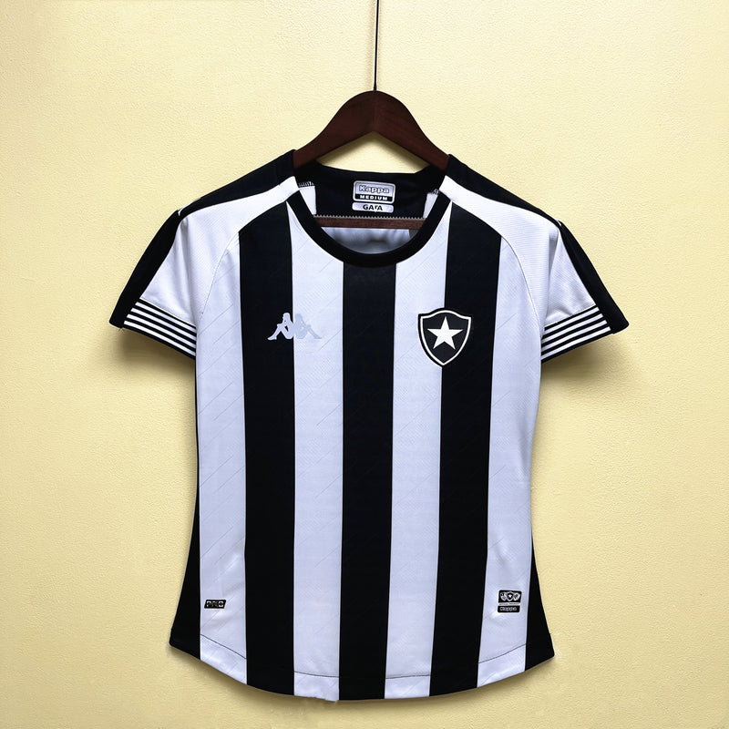 Camisa I Botafogo | 20/21 Torcedor Kappa - Feminina - Preta e Branca