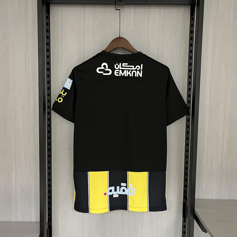 Camisa I Al-Ittihad | 23/24 Torcedor Nike - Preta e Amarela