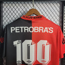 Camisa Centenário Flamengo Retrô | 1995 Umbro - Vermelha e Preta