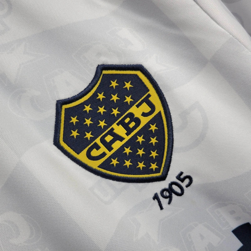 Camisa II Boca Juniors Retrô | 95/96 Olan - Branca Azul e Amarela