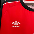 Camisa II Rayo Vallecano | 25/26 Torcedor Umbro - Vermelha e Preta