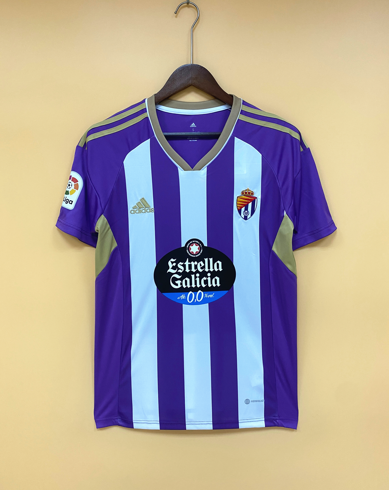 Camisa I Real Valladolid | 22/23 Torcedor Adidas - Roxa e Branca